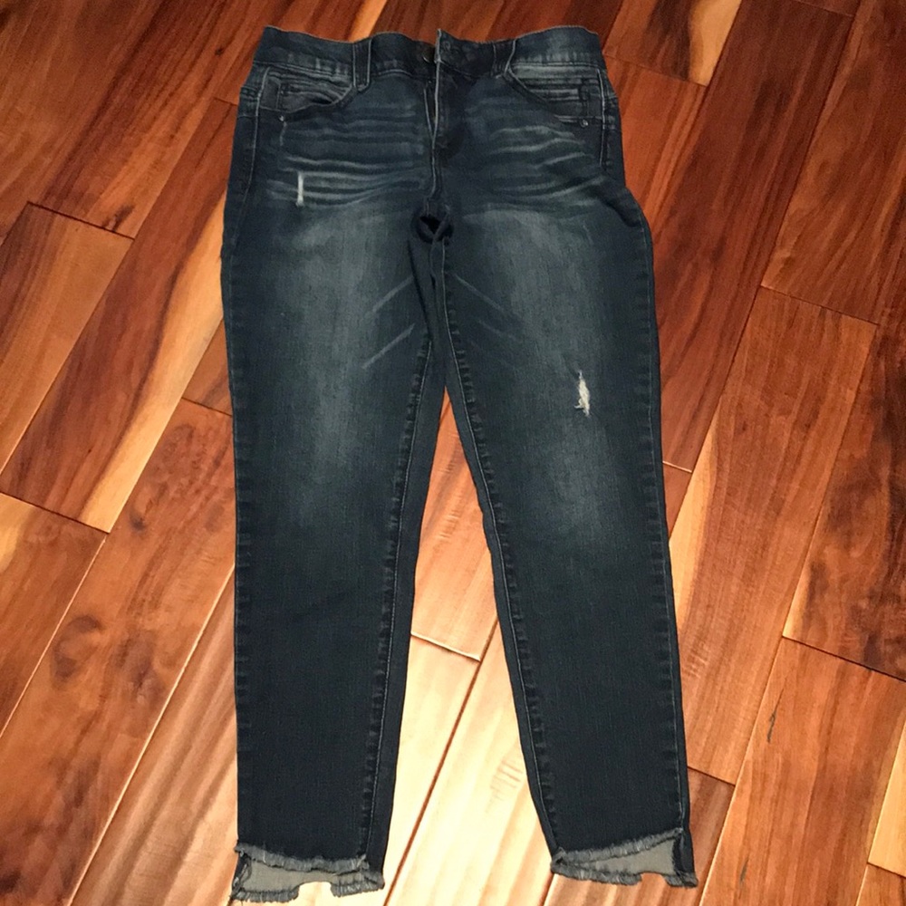 2/$25 Democracy Absolution Raw Hem Jean